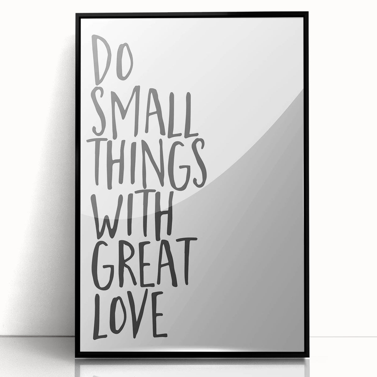 Inspirational Typography Poster - "Do Small Things" Canvas Art
