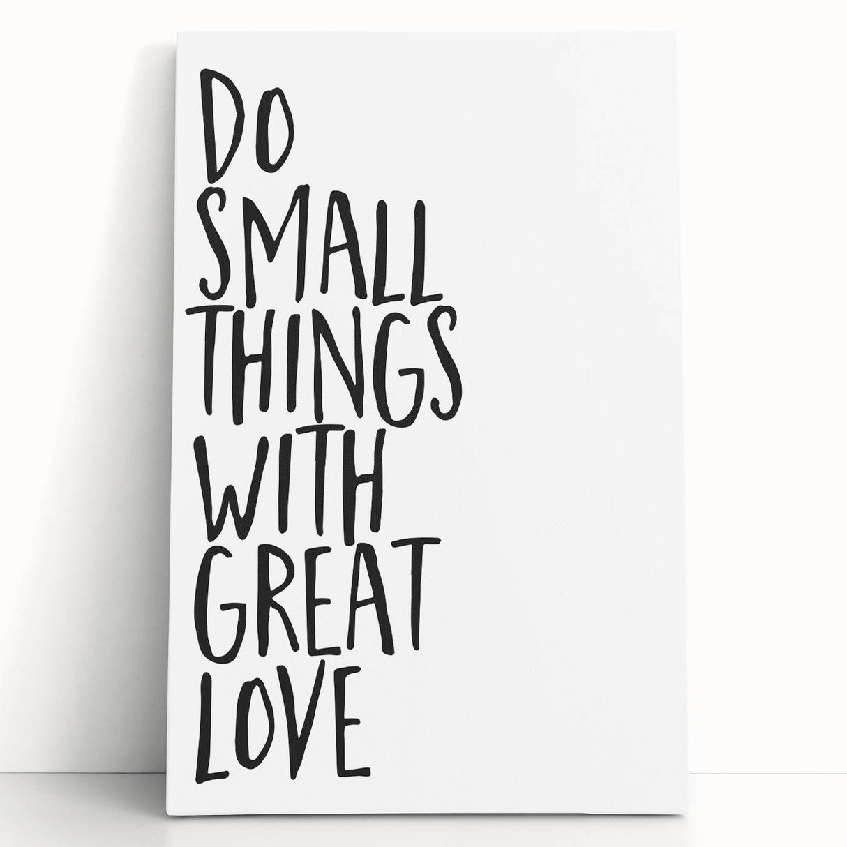 Inspirational Typography Poster - "Do Small Things" Canvas Art