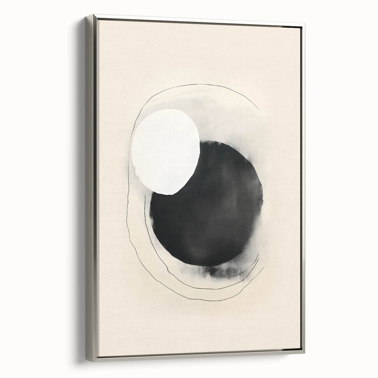Framed Dining Room Prints – Minimalist Black & Beige Art