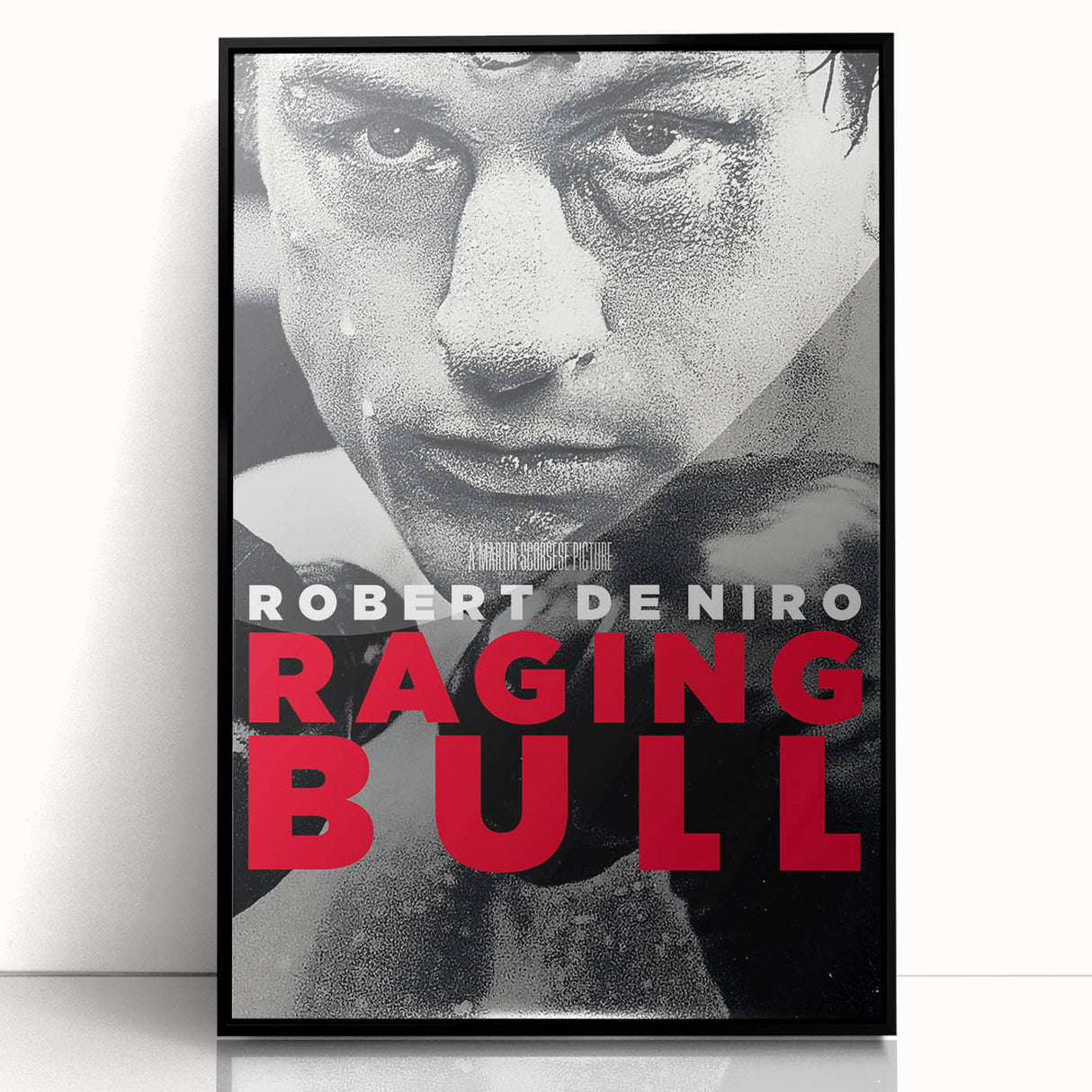 Raging Bull Movie Poster - Iconic Boxing Film Art Print featuring Robert De Niro
