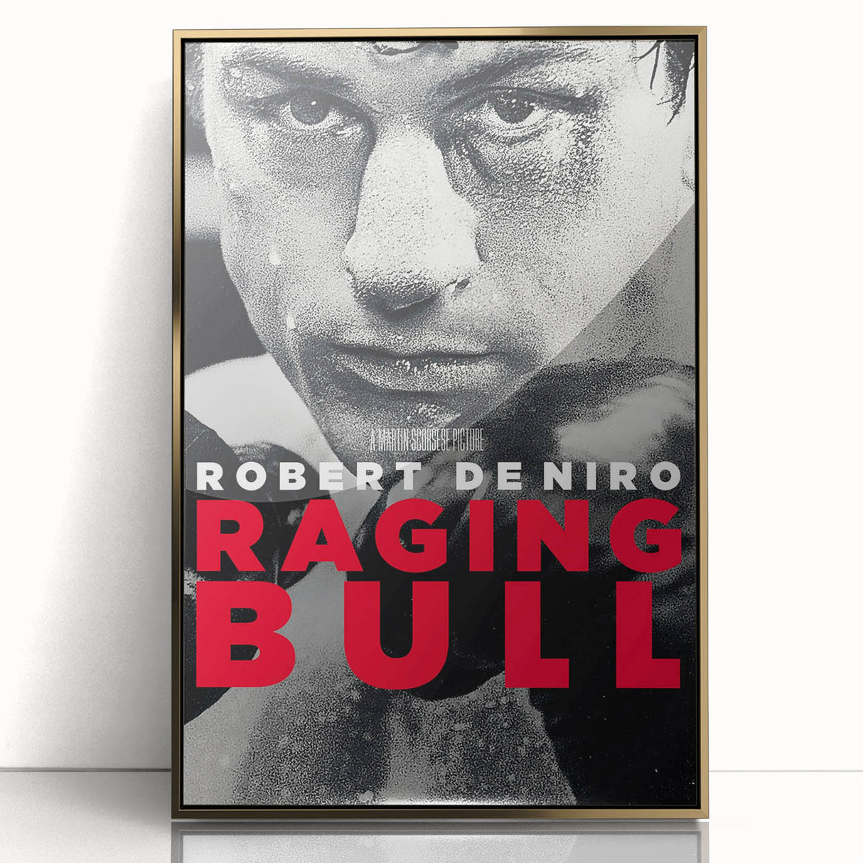 Raging Bull Movie Poster - Iconic Boxing Film Art Print featuring Robert De Niro