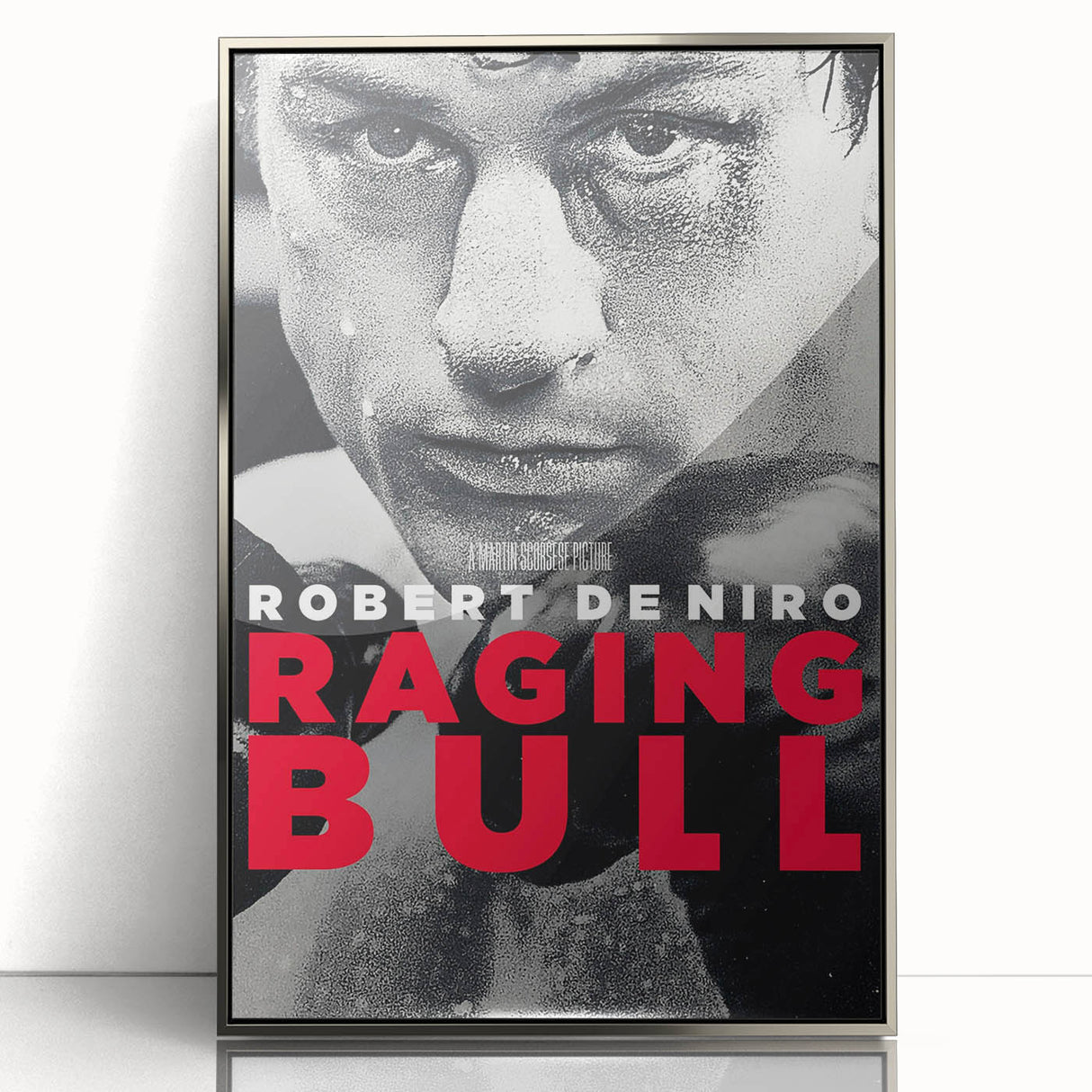 Raging Bull Movie Poster - Iconic Boxing Film Art Print featuring Robert De Niro