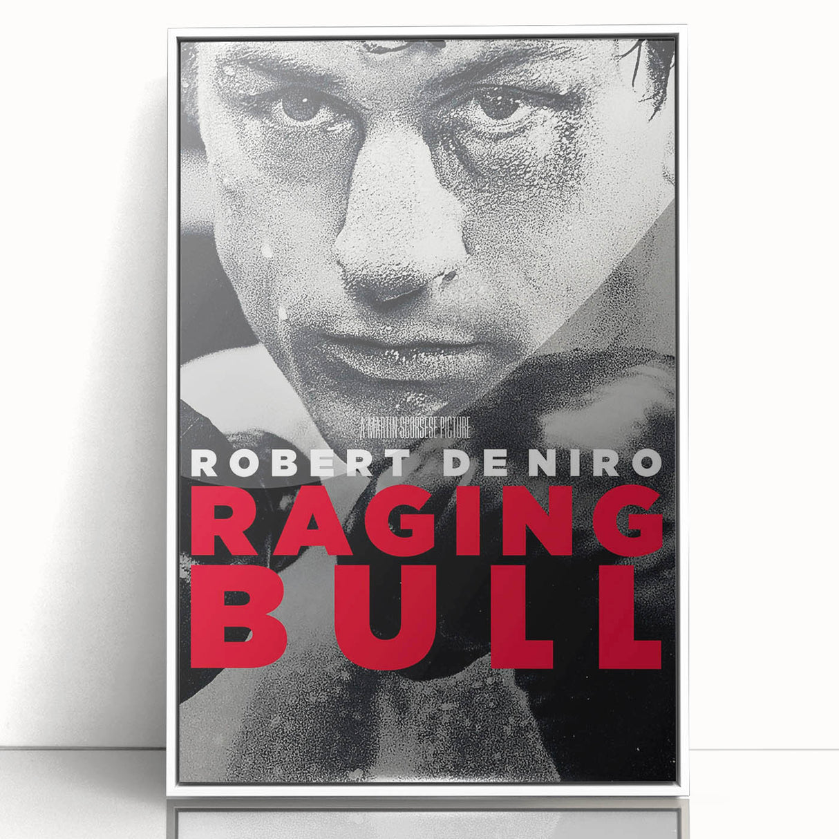 Raging Bull Movie Poster - Iconic Boxing Film Art Print featuring Robert De Niro