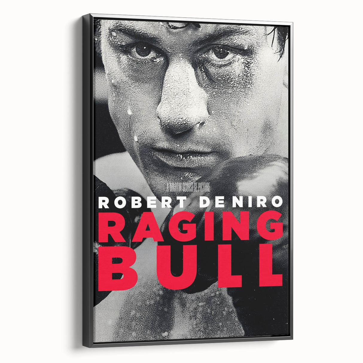 Raging Bull Movie Poster - Iconic Boxing Film Art Print featuring Robert De Niro