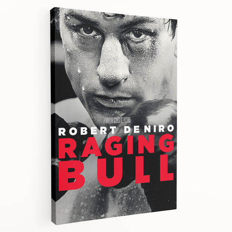 Raging Bull Movie Poster - Iconic Boxing Film Art Print featuring Robert De Niro