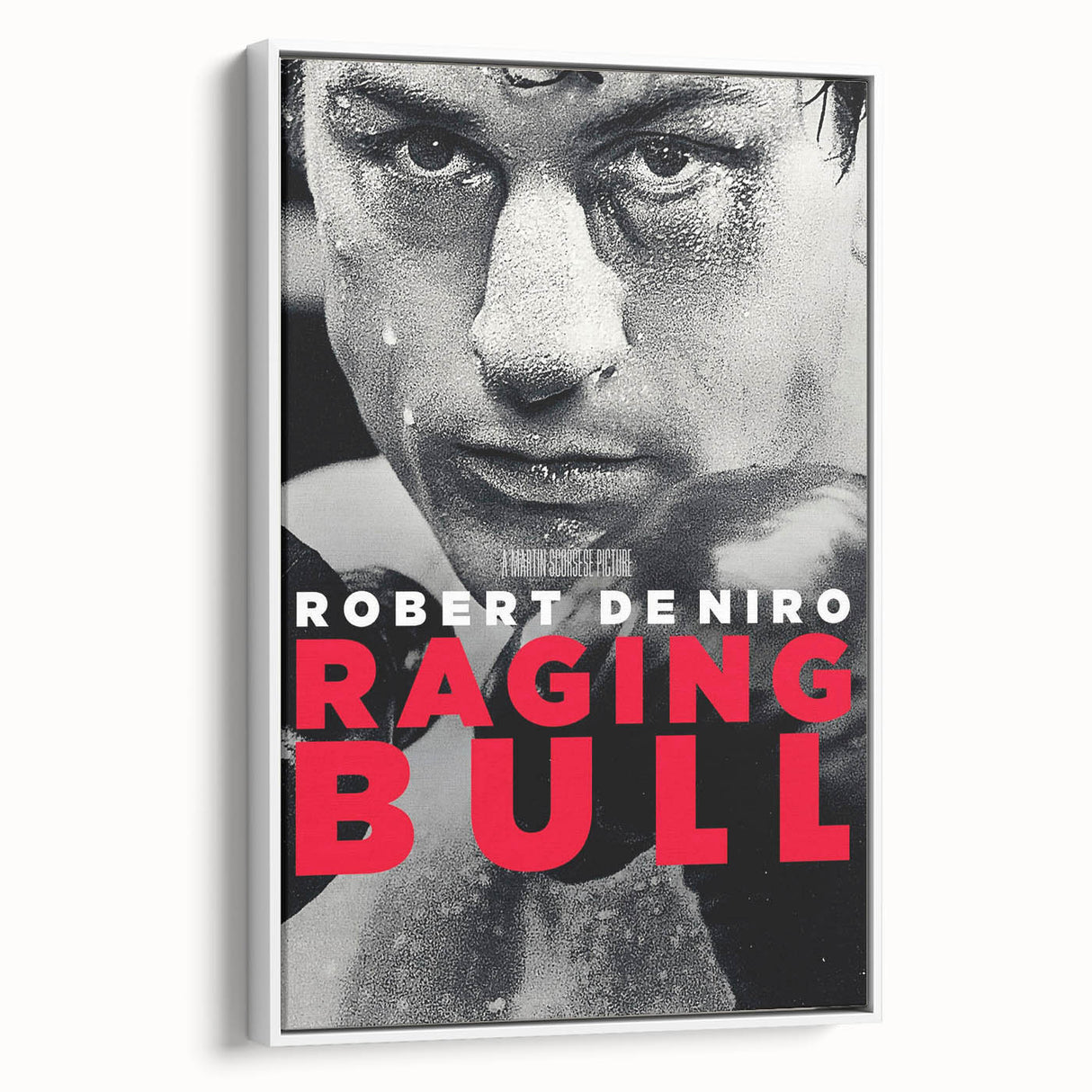 Raging Bull Movie Poster - Iconic Boxing Film Art Print featuring Robert De Niro