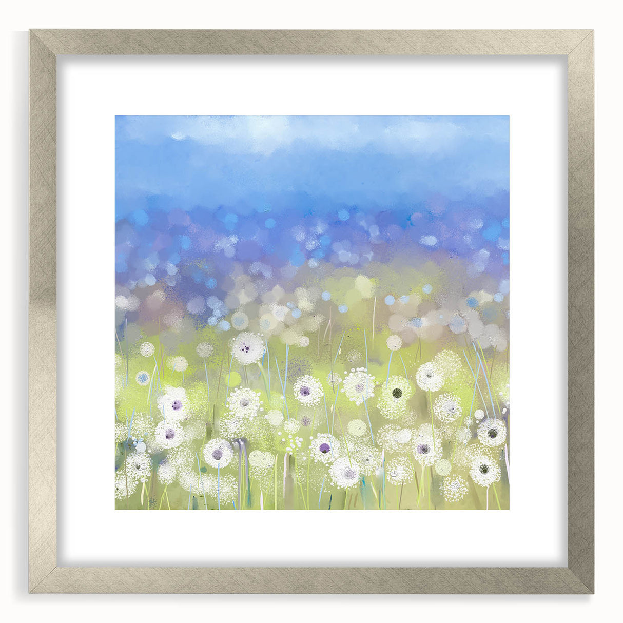 Modern Dining Room Art – Elegant Floral Canvas Wall Decor