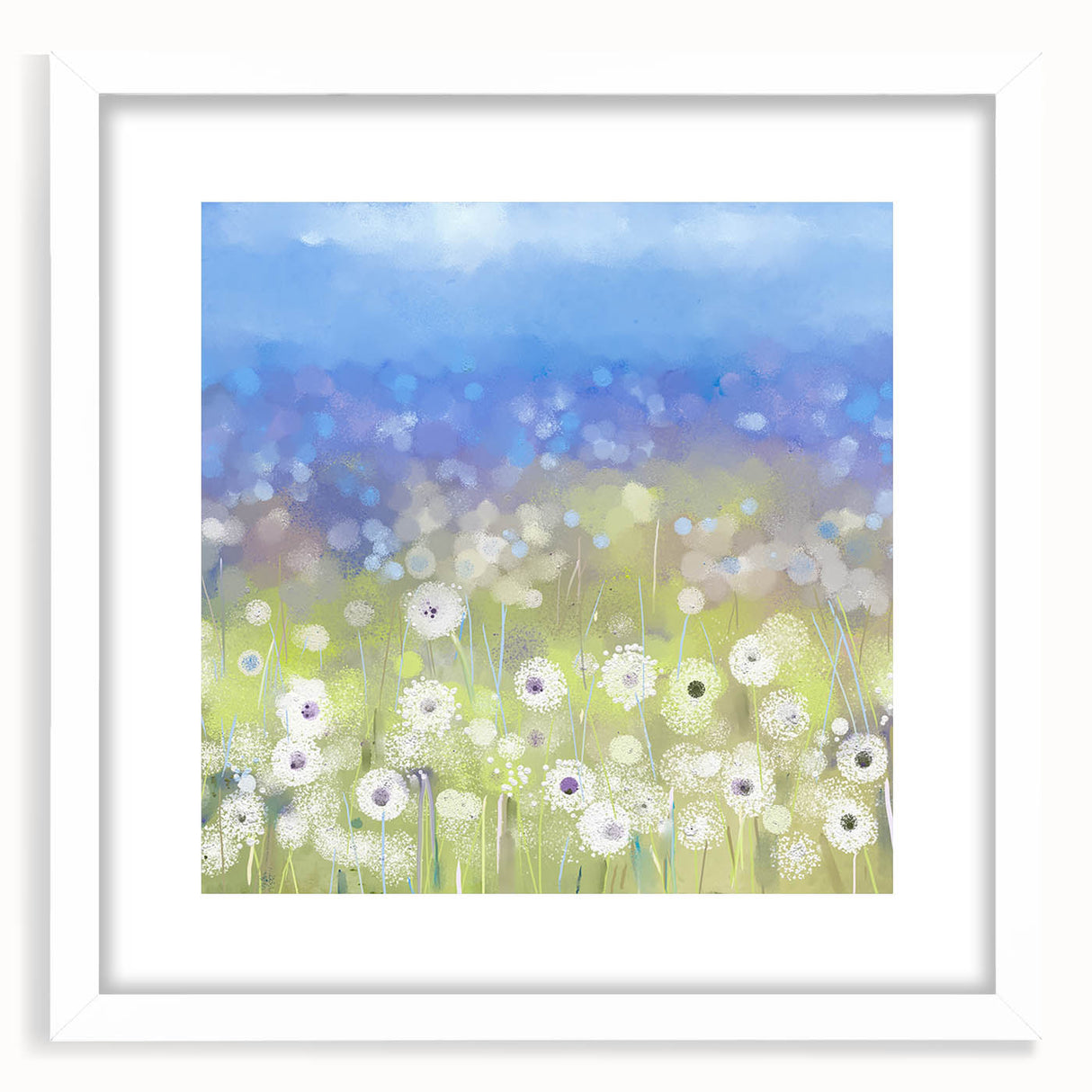 Modern Dining Room Art – Elegant Floral Canvas Wall Decor