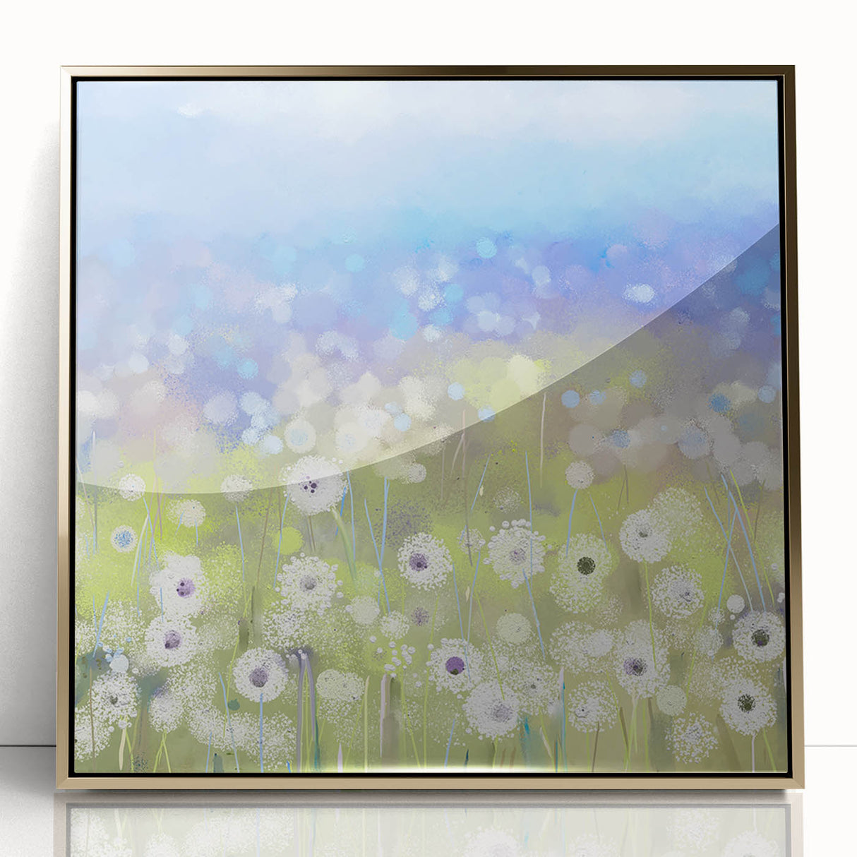 Modern Dining Room Art – Elegant Floral Canvas Wall Decor