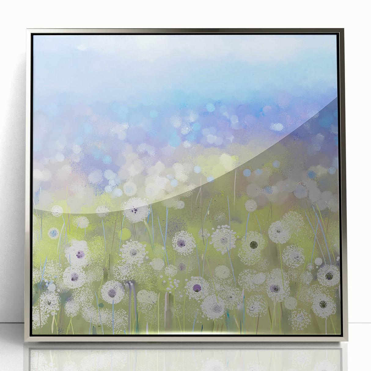 Modern Dining Room Art – Elegant Floral Canvas Wall Decor