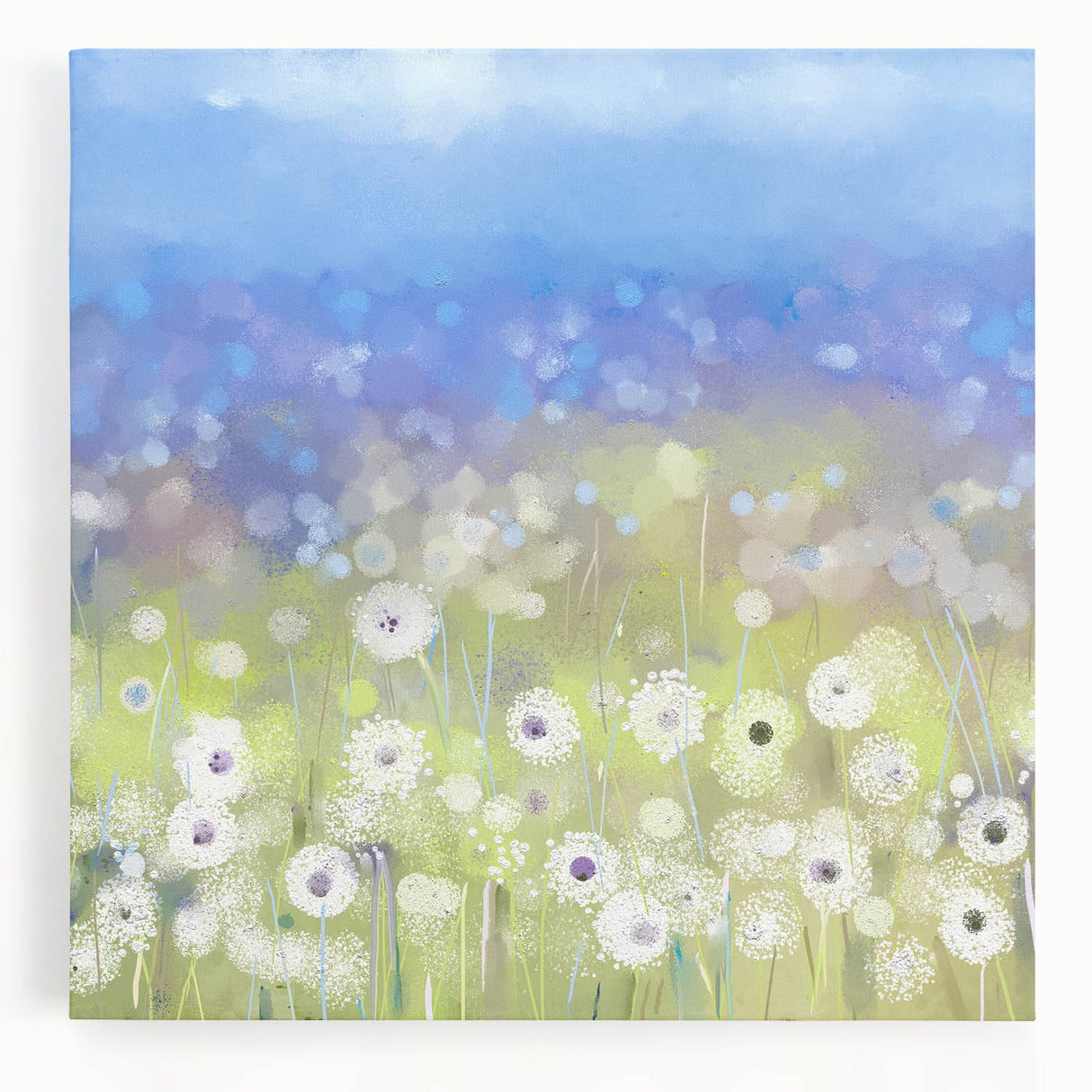 Modern Dining Room Art – Elegant Floral Canvas Wall Decor