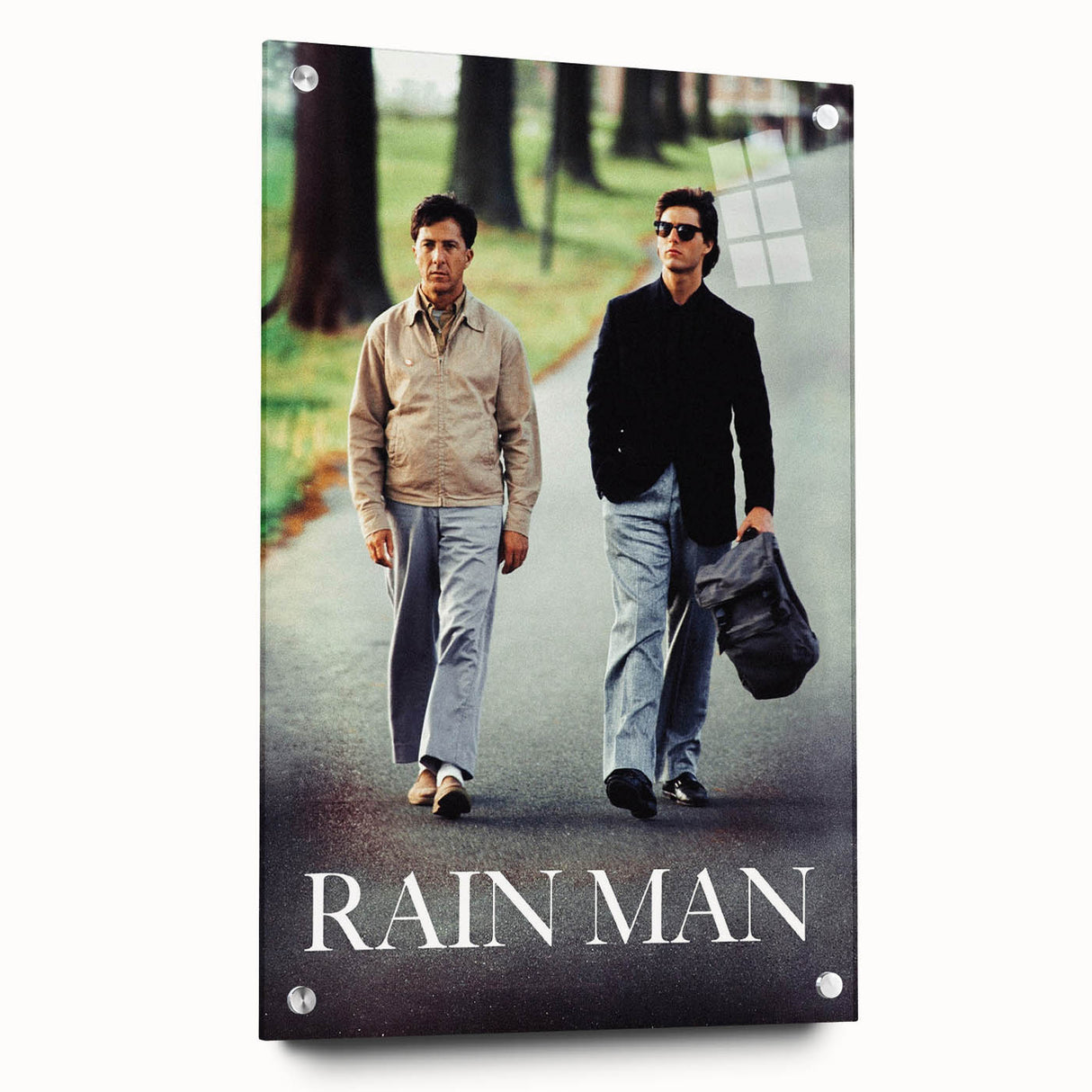 Retro Wall Art - Rain Man Vintage Poster Art - 80s Movie Canvas Prints