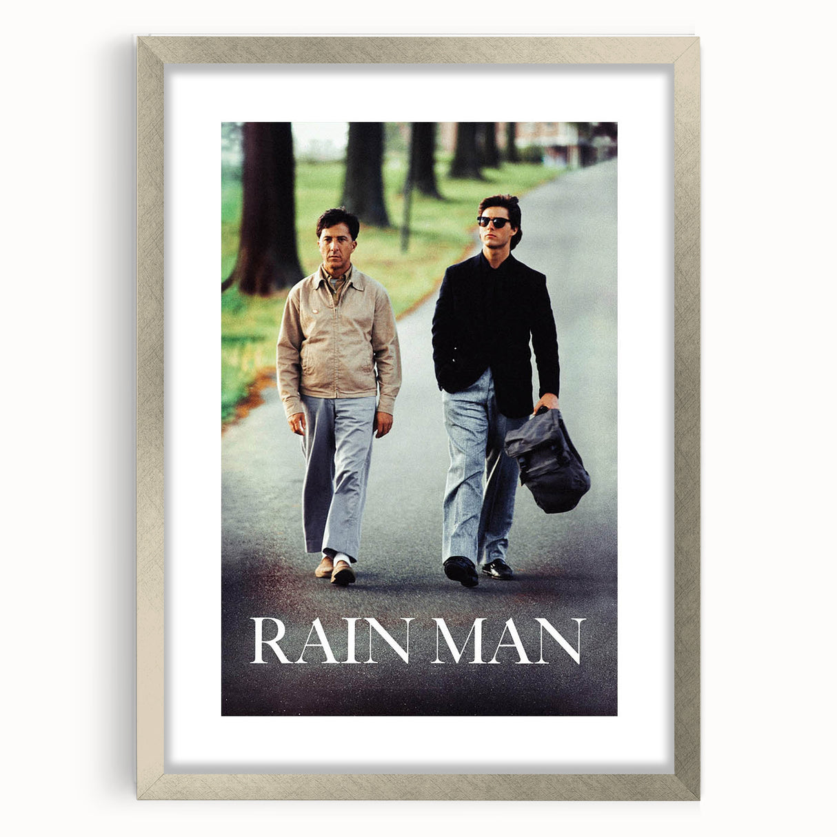 Retro Wall Art - Rain Man Vintage Poster Art - 80s Movie Canvas Prints