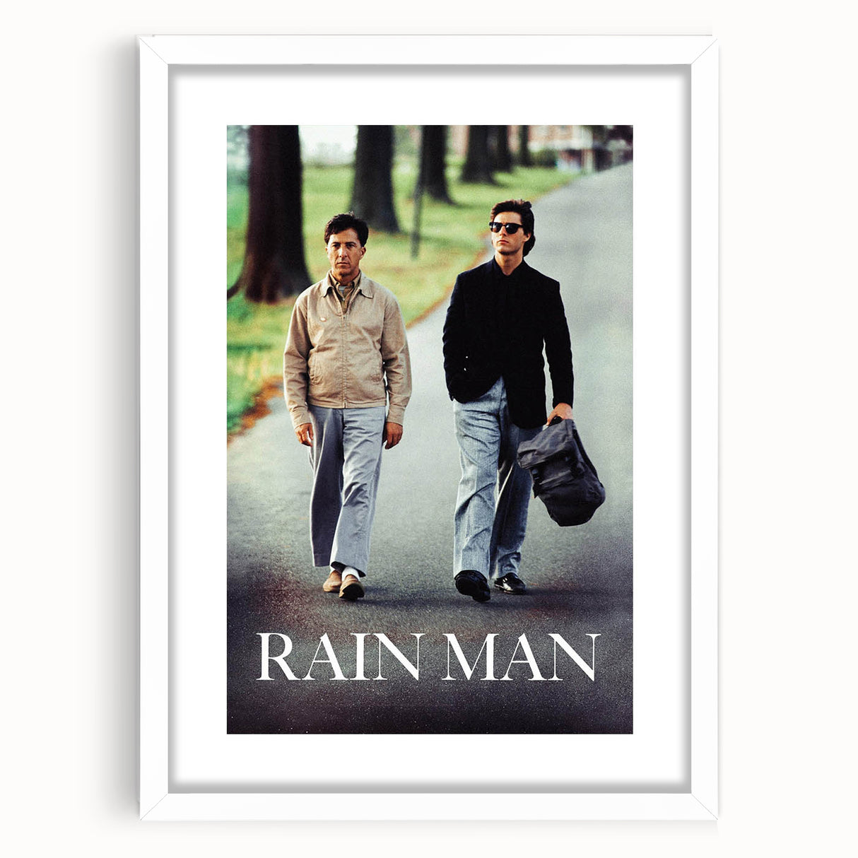 Retro Wall Art - Rain Man Vintage Poster Art - 80s Movie Canvas Prints