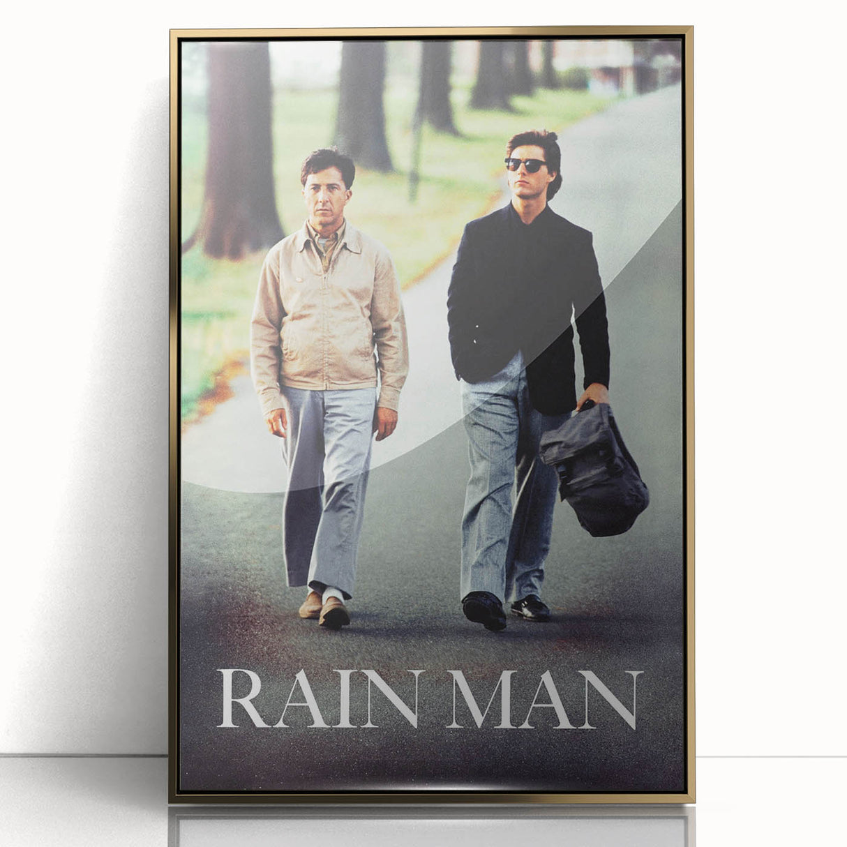 Retro Wall Art - Rain Man Vintage Poster Art - 80s Movie Canvas Prints
