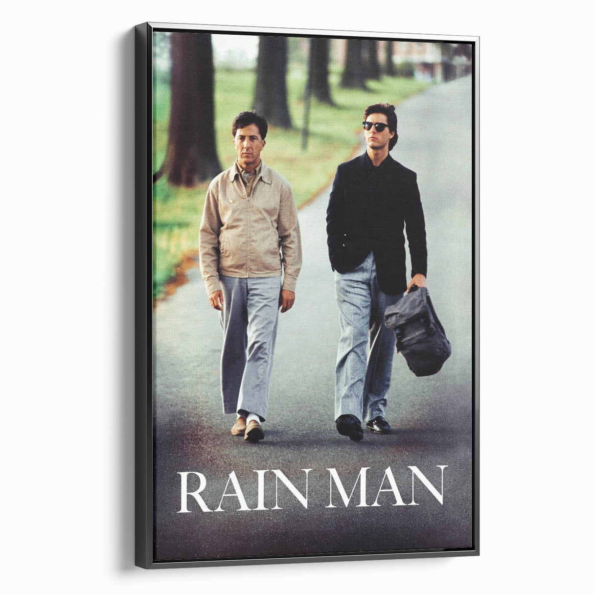 Retro Wall Art - Rain Man Vintage Poster Art - 80s Movie Canvas Prints