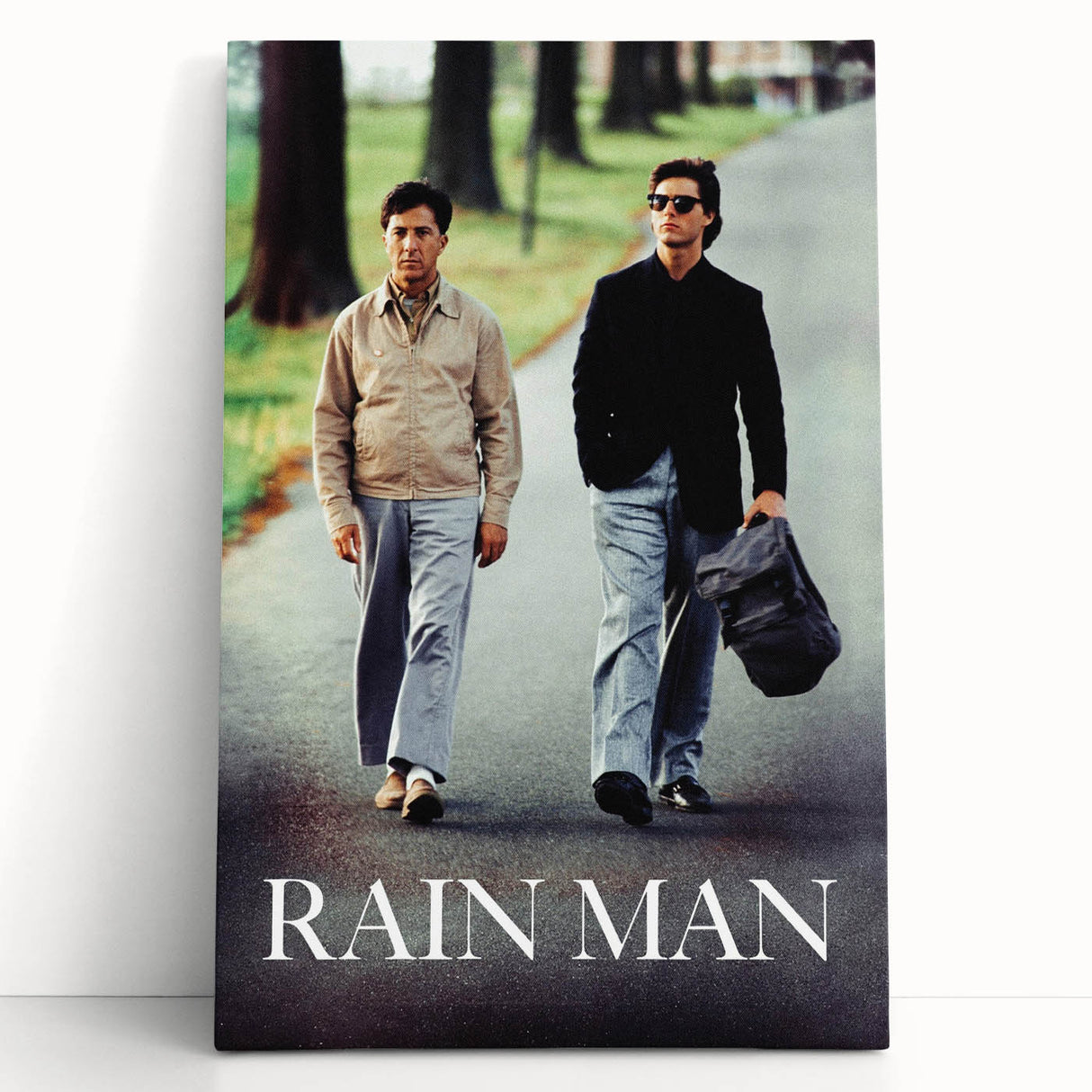 Retro Wall Art - Rain Man Vintage Poster Art - 80s Movie Canvas Prints