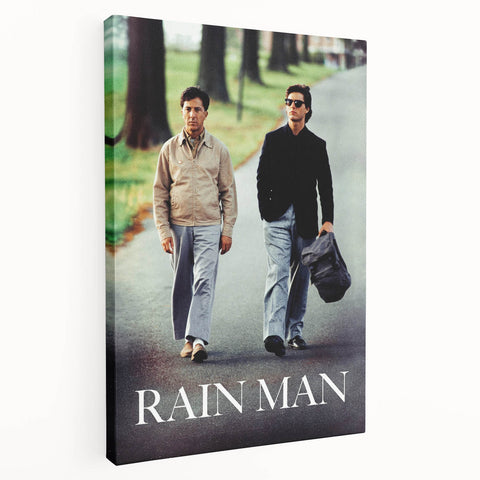 Retro Wall Art - Rain Man Vintage Poster Art - 80s Movie Canvas Prints