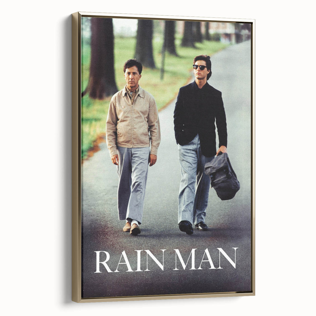 Retro Wall Art - Rain Man Vintage Poster Art - 80s Movie Canvas Prints