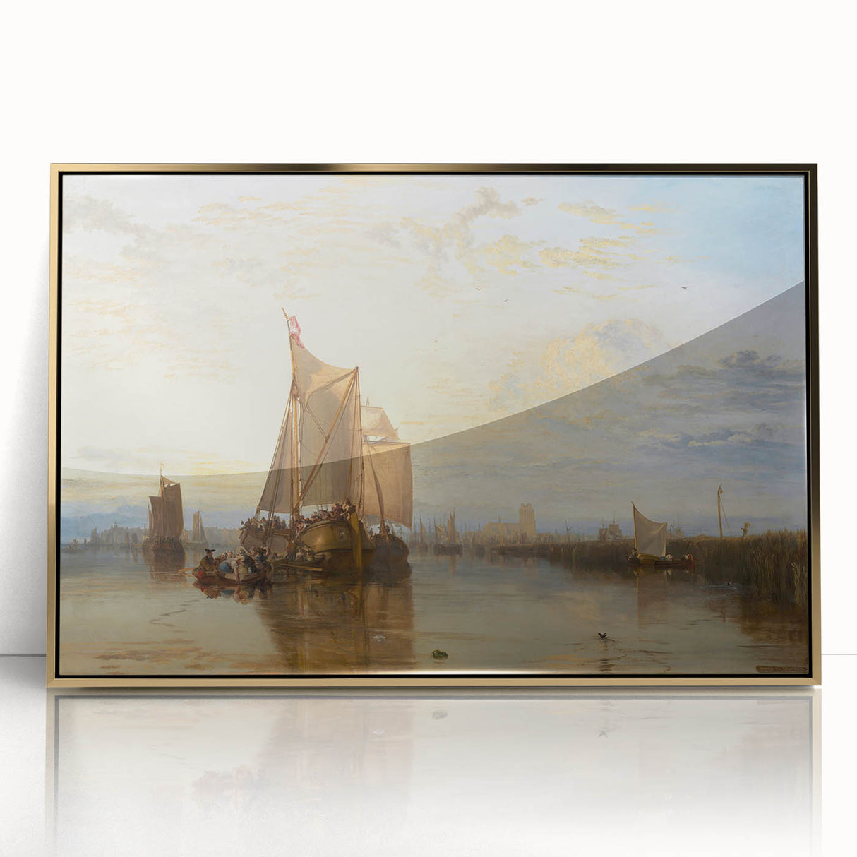 Romantic Art Prints: The Dort Packet-Boat - Historical Maritime Wall Art