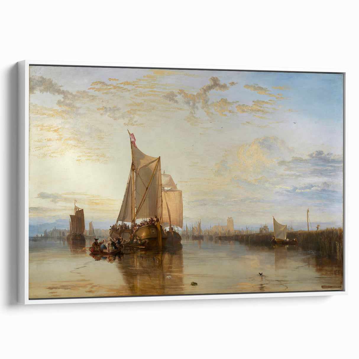 Romantic Art Prints: The Dort Packet-Boat - Historical Maritime Wall Art