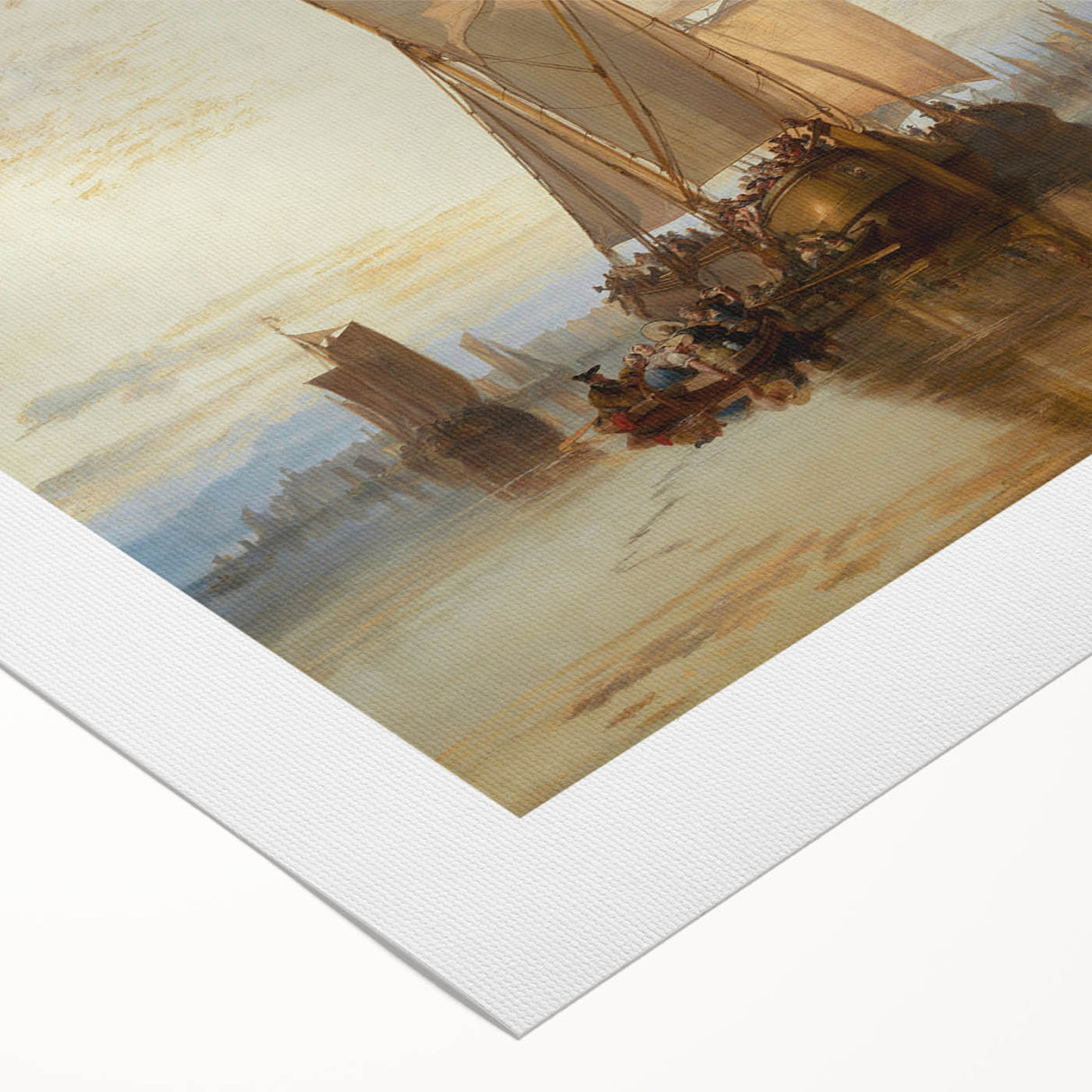 Romantic Art Prints: The Dort Packet-Boat - Historical Maritime Wall Art