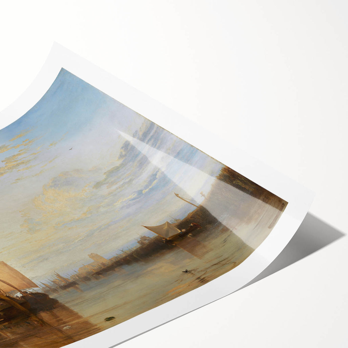 Romantic Art Prints: The Dort Packet-Boat - Historical Maritime Wall Art