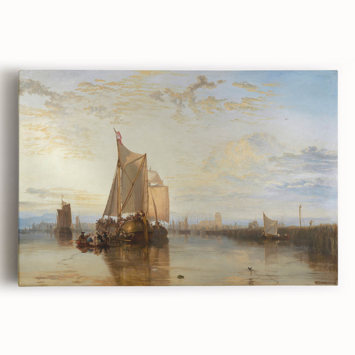 Romantic Art Prints: The Dort Packet-Boat - Historical Maritime Wall Art