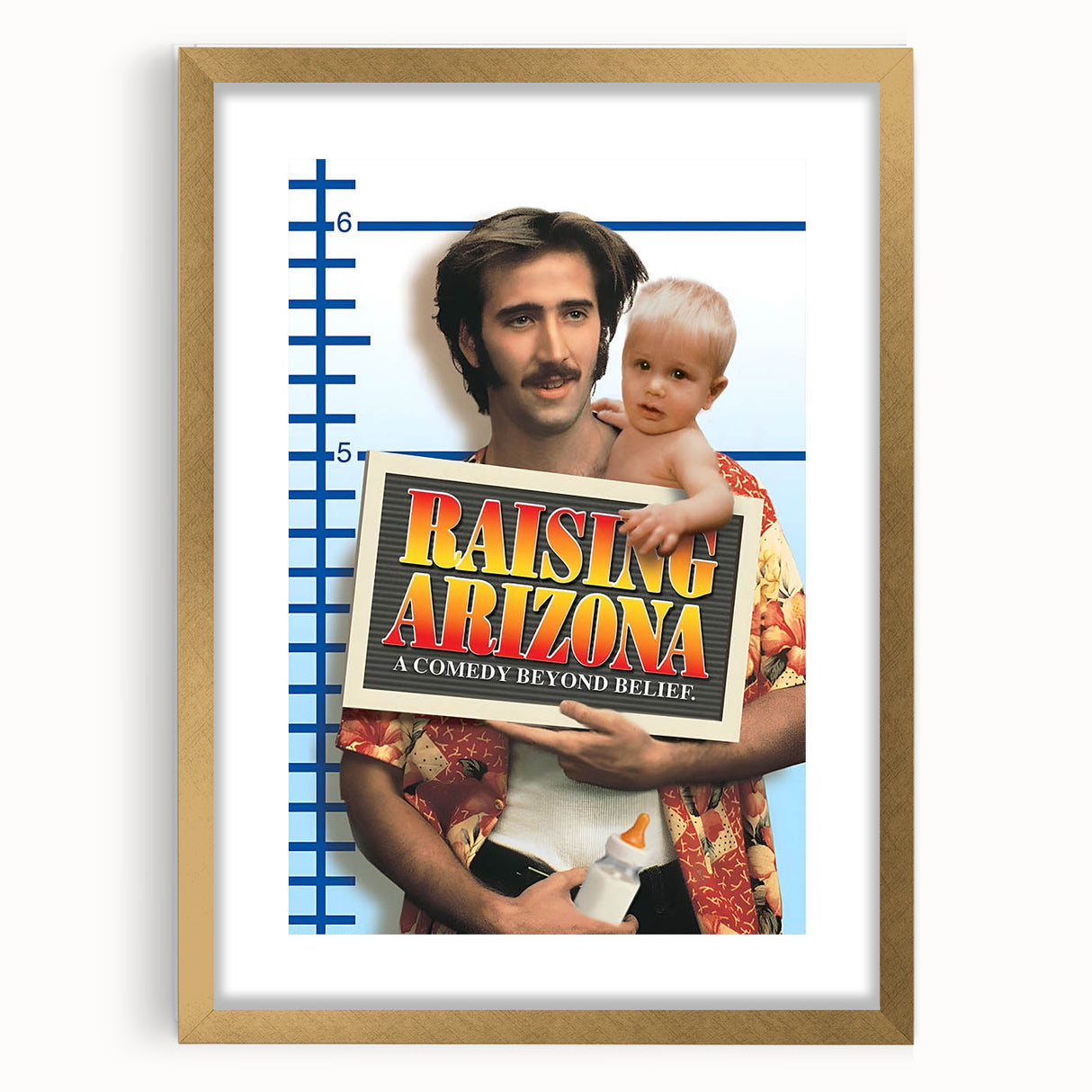 Retro Wall Art - Raising Arizona Movie Poster - 80s Vintage Prints