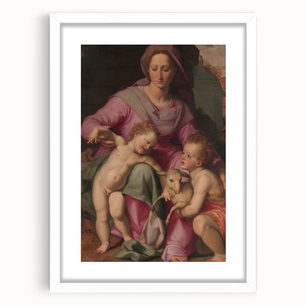Madonna and Child by Santi di Tito - Renaissance Masterpiece Print
