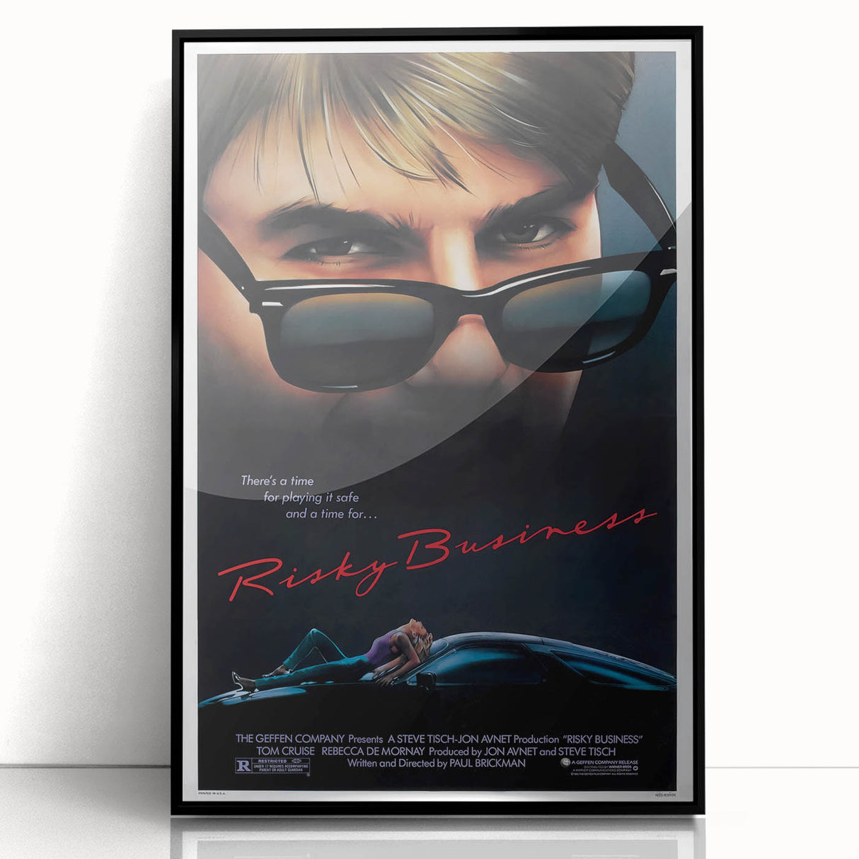 Retro Wall Art - Risky Business Movie Poster - 80s Vintage Prints