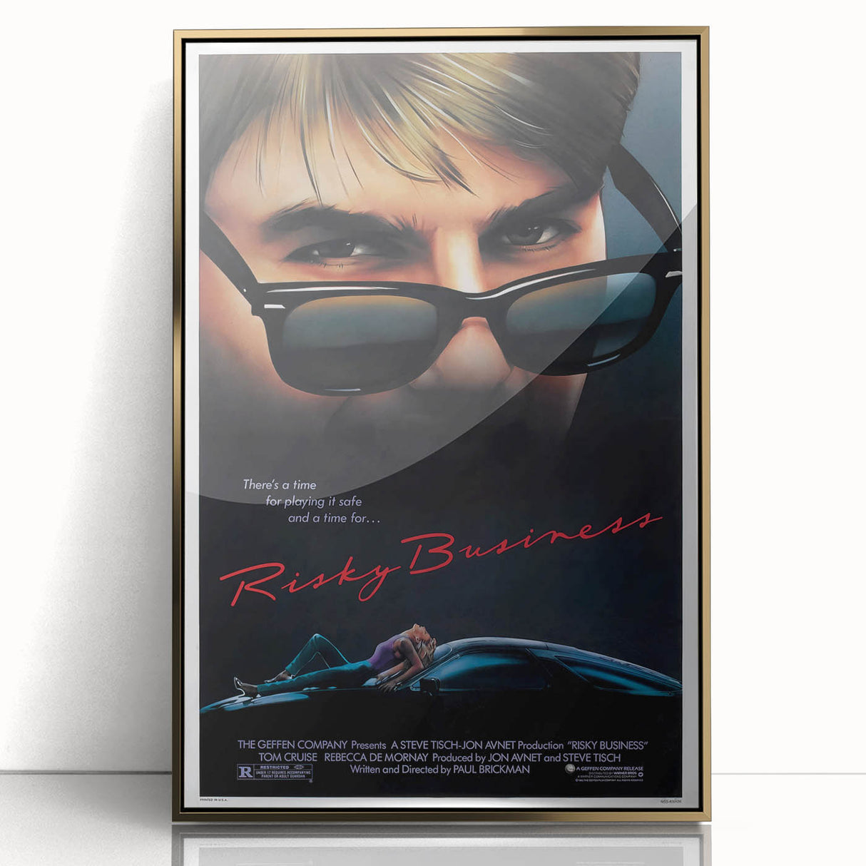 Retro Wall Art - Risky Business Movie Poster - 80s Vintage Prints