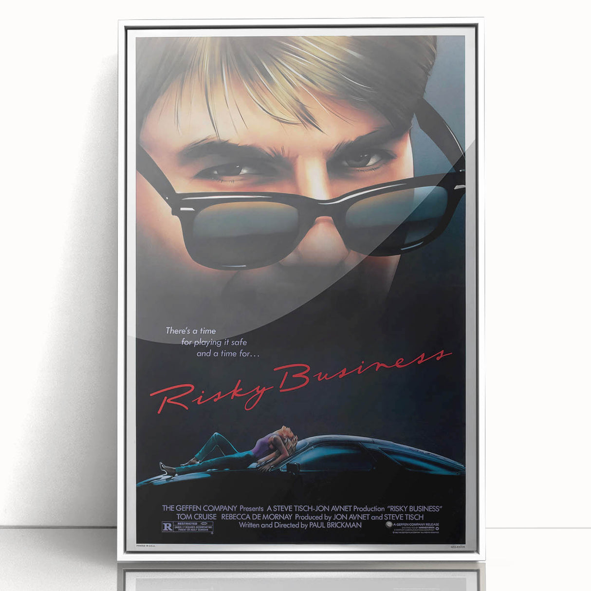 Retro Wall Art - Risky Business Movie Poster - 80s Vintage Prints