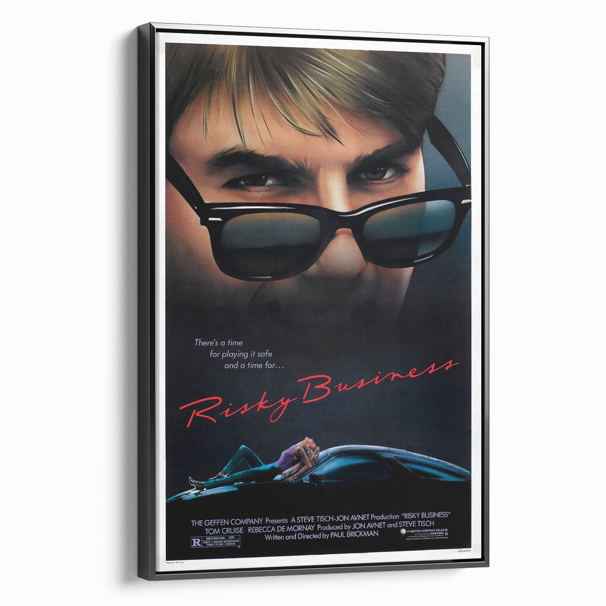 Retro Wall Art - Risky Business Movie Poster - 80s Vintage Prints