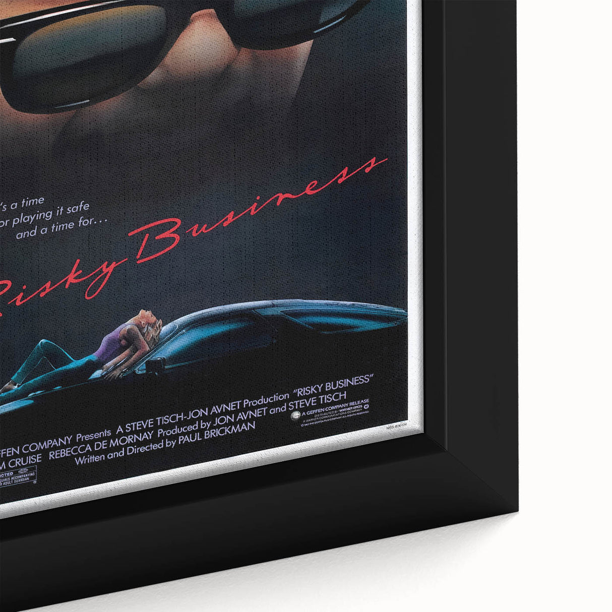 Retro Wall Art - Risky Business Movie Poster - 80s Vintage Prints