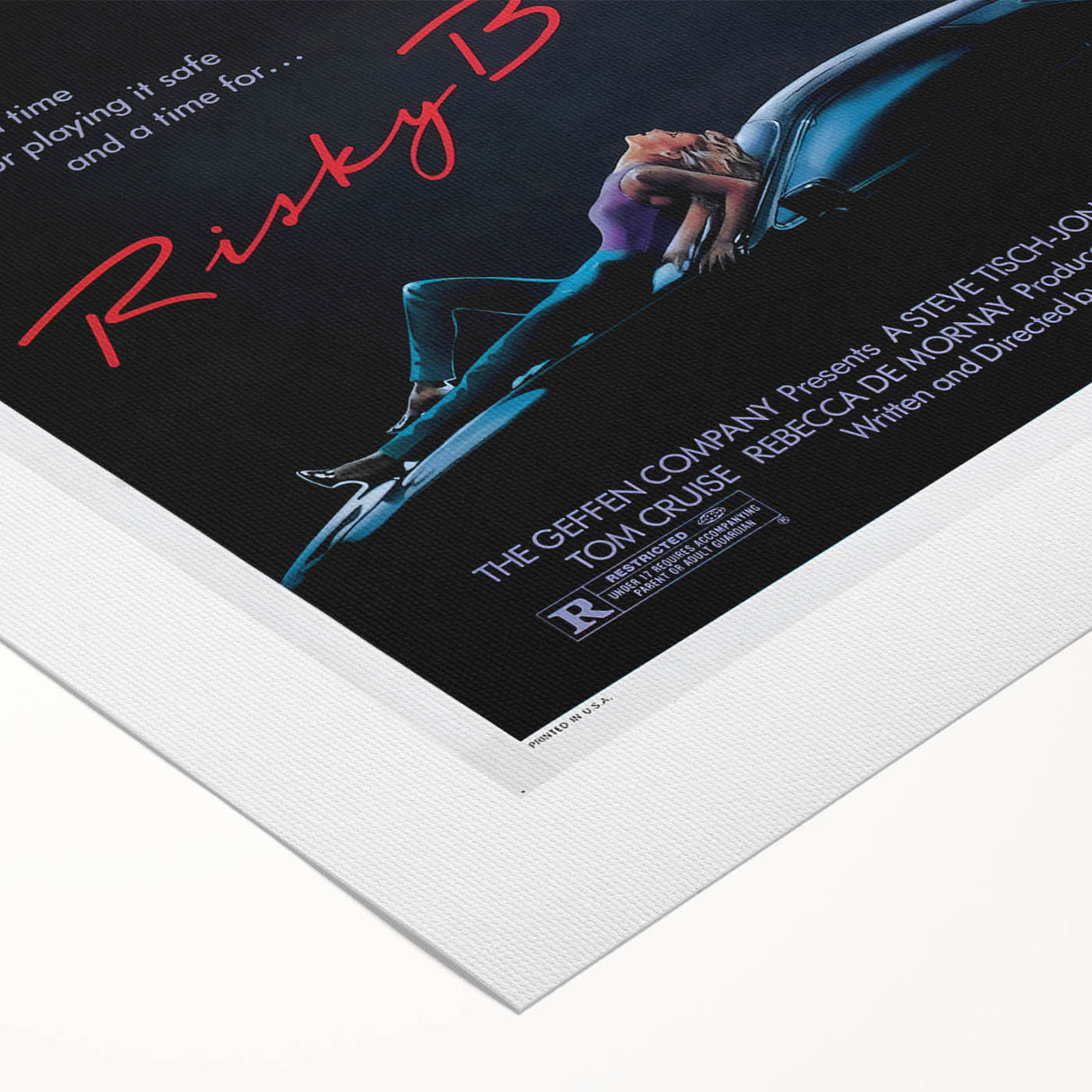 Retro Wall Art - Risky Business Movie Poster - 80s Vintage Prints