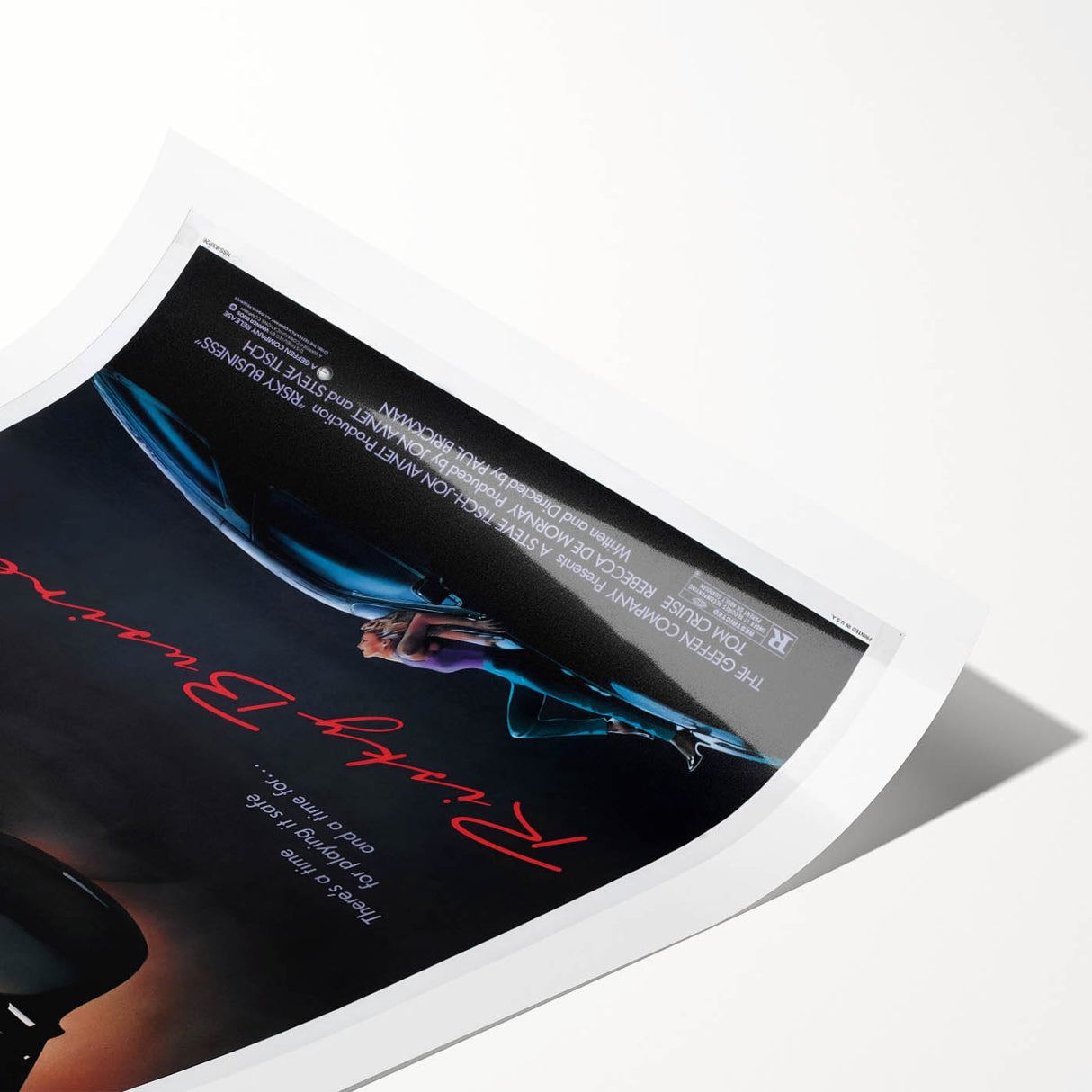 Retro Wall Art - Risky Business Movie Poster - 80s Vintage Prints