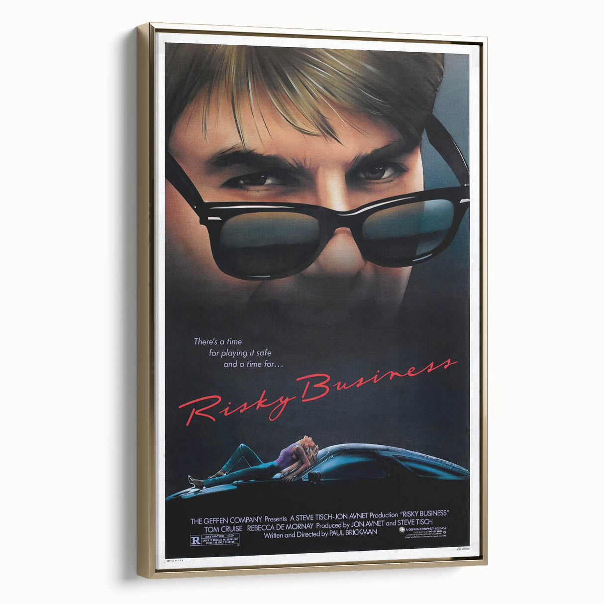 Retro Wall Art - Risky Business Movie Poster - 80s Vintage Prints