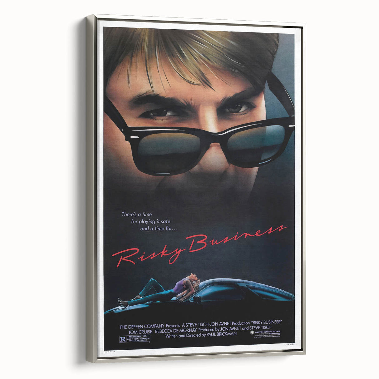 Retro Wall Art - Risky Business Movie Poster - 80s Vintage Prints