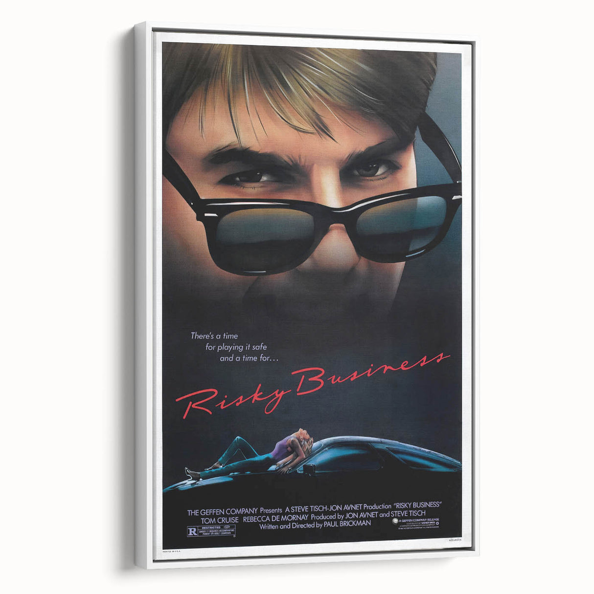 Retro Wall Art - Risky Business Movie Poster - 80s Vintage Prints