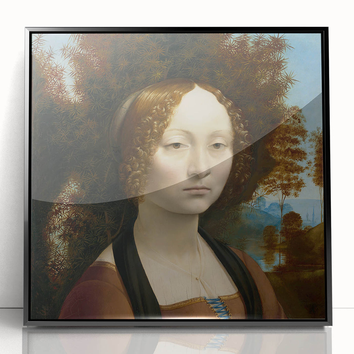 Ginevra de’ Benci by Leonardo da Vinci - Renaissance Art Print