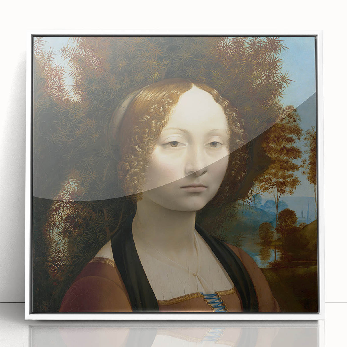 Ginevra de’ Benci by Leonardo da Vinci - Renaissance Art Print