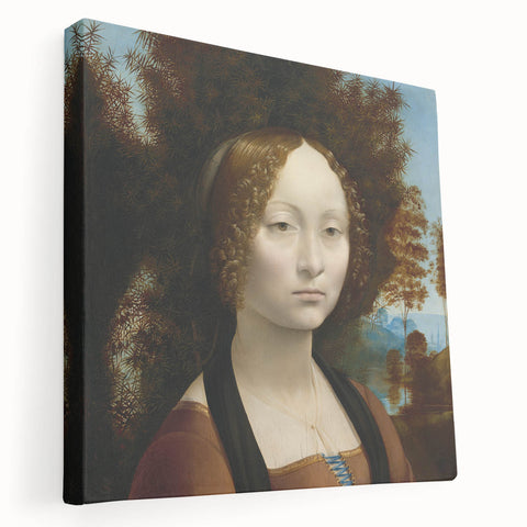 Ginevra de’ Benci by Leonardo da Vinci - Renaissance Art Print