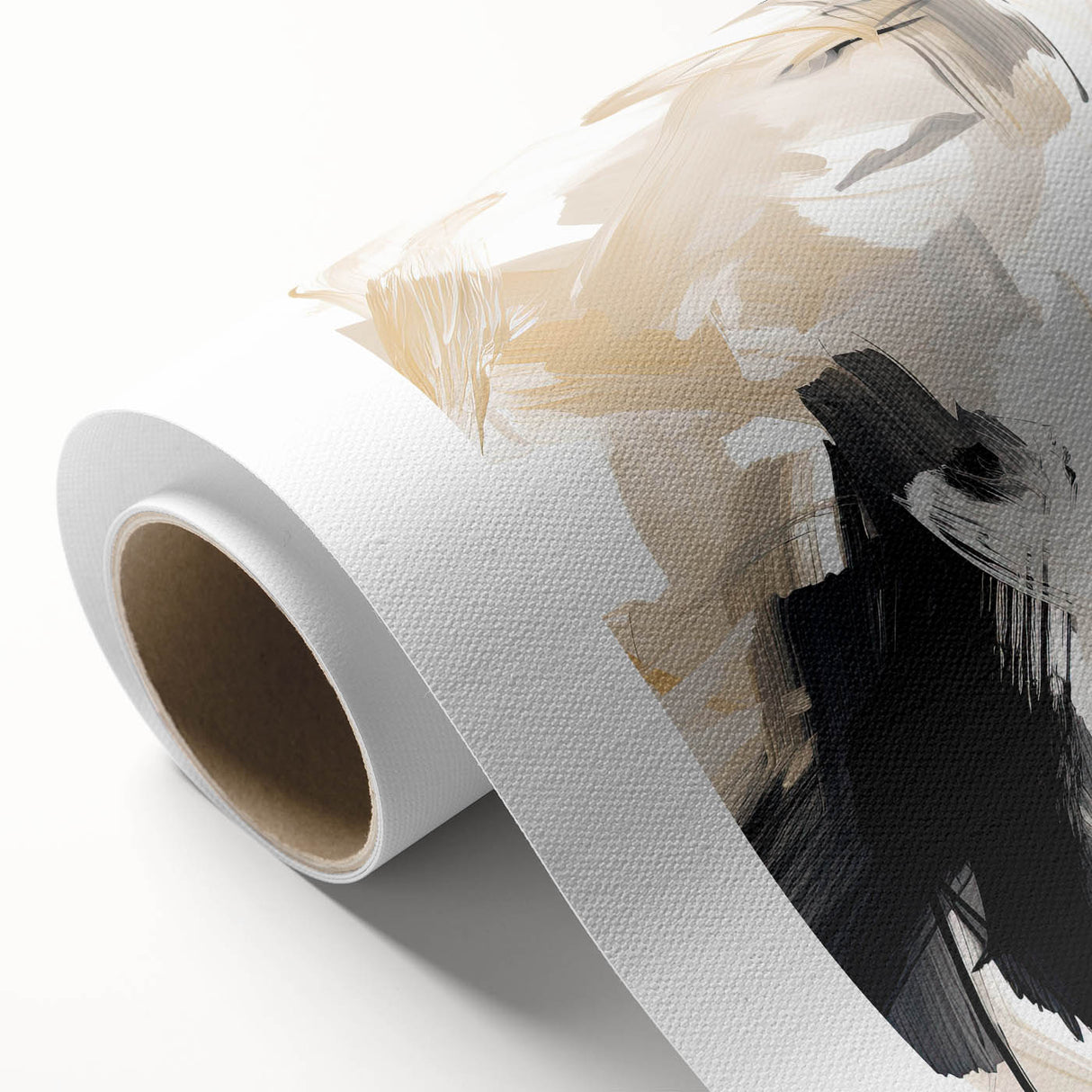 Contemporary Dining Art Pieces – Abstract Brushstroke Wall Art