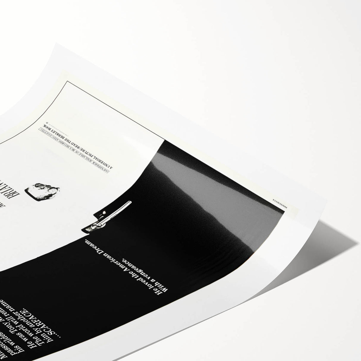 Retro Wall Art - Scarface Movie Poster - 80s Vintage Art Prints