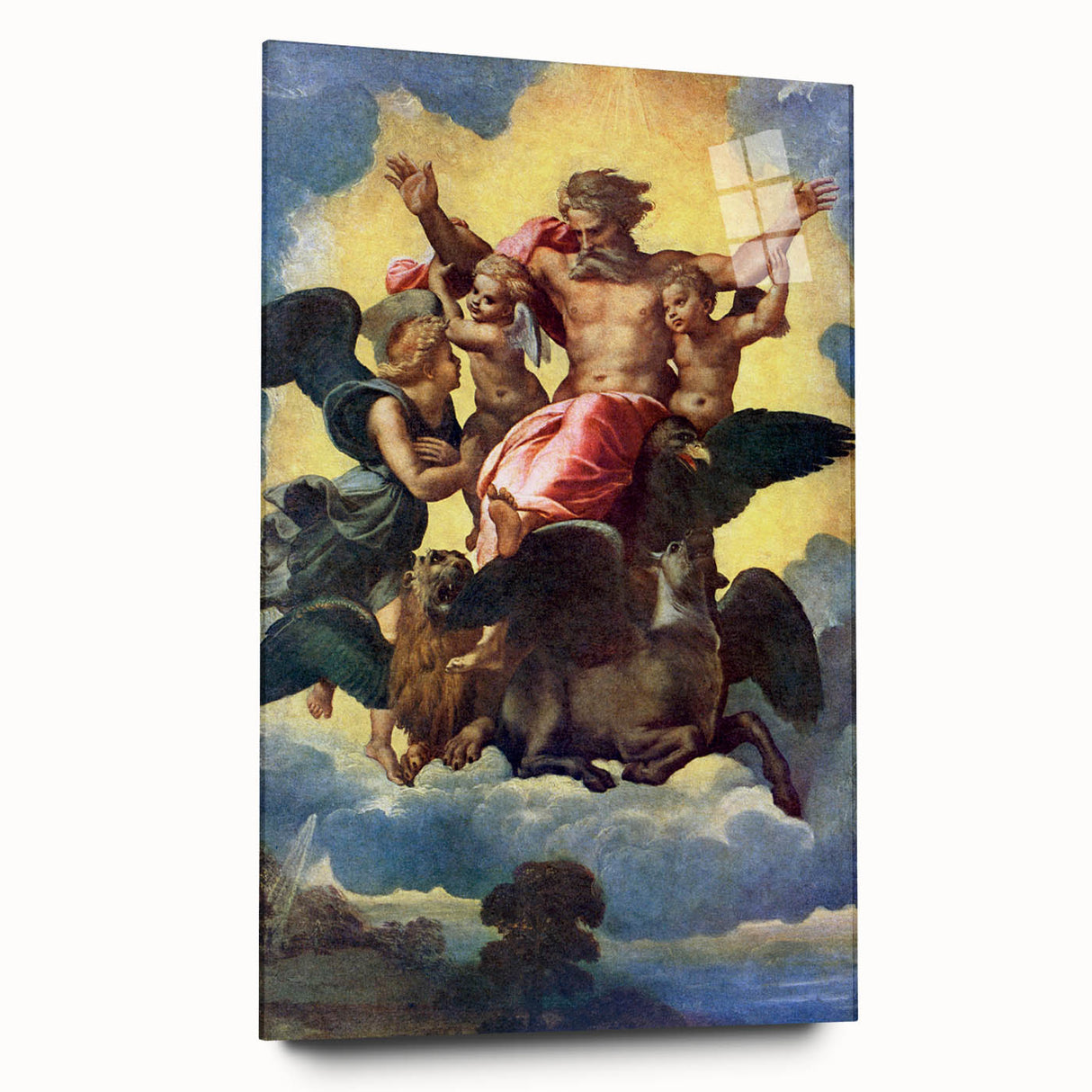 Raphael’s Ezekiel’s Vision (1518) - Renaissance Masterpiece Wall Art