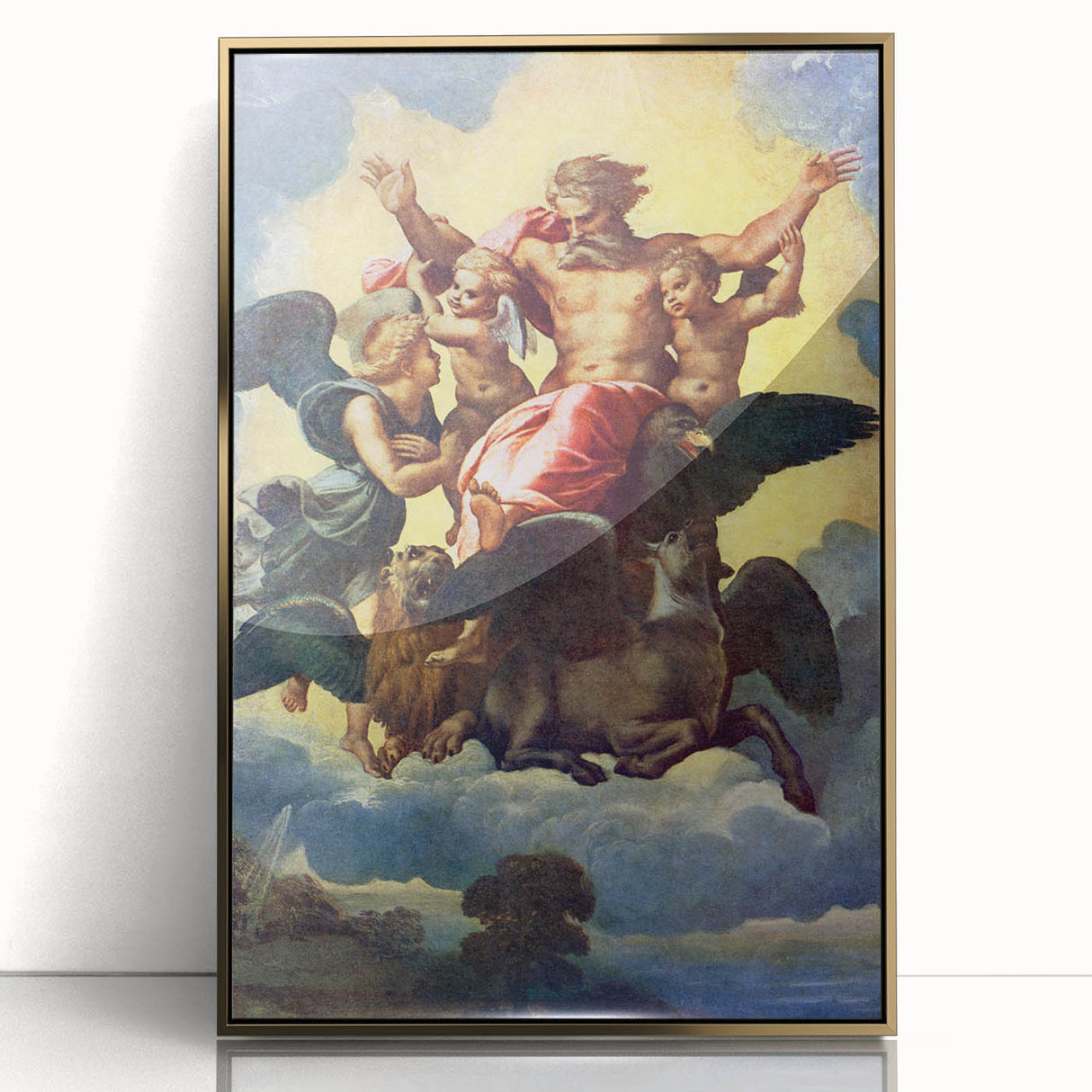 Raphael’s Ezekiel’s Vision (1518) - Renaissance Masterpiece Wall Art