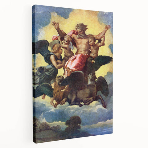 Raphael’s Ezekiel’s Vision (1518) - Renaissance Masterpiece Wall Art