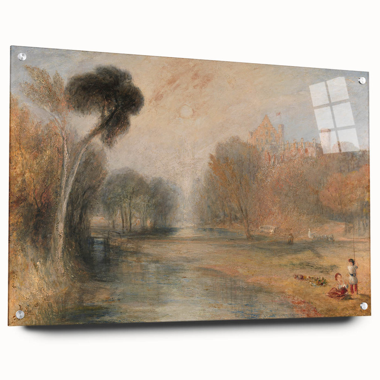 Romantic Art Prints: Schloss Rosenau, Coburg - Historic Landscape Wall Art