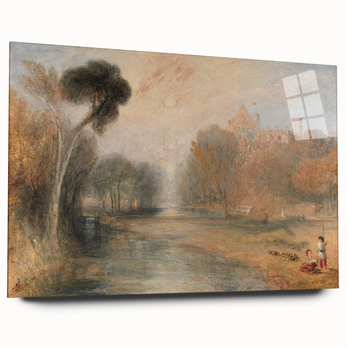 Romantic Art Prints: Schloss Rosenau, Coburg - Historic Landscape Wall Art